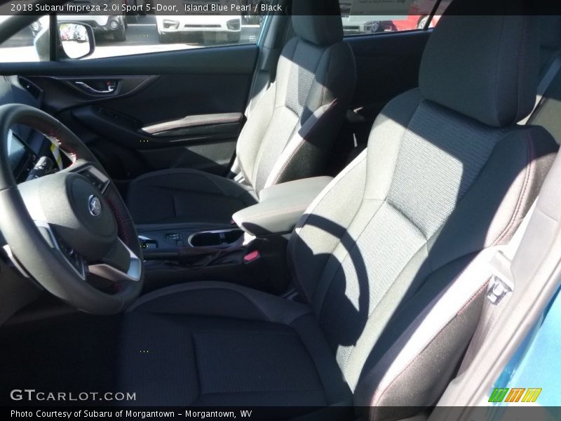 Island Blue Pearl / Black 2018 Subaru Impreza 2.0i Sport 5-Door