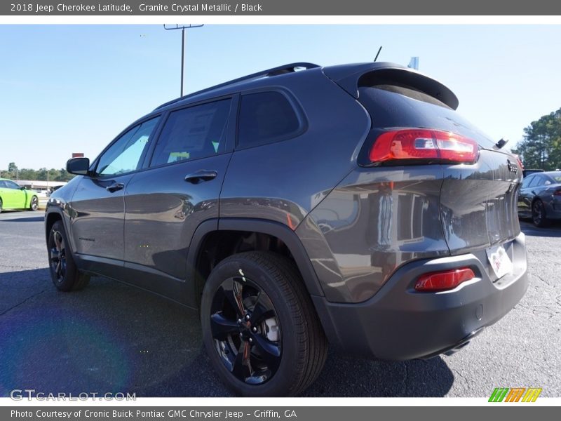 Granite Crystal Metallic / Black 2018 Jeep Cherokee Latitude