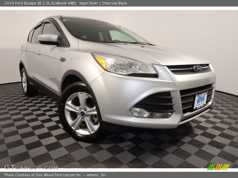 Ingot Silver / Charcoal Black 2014 Ford Escape SE 2.0L EcoBoost 4WD