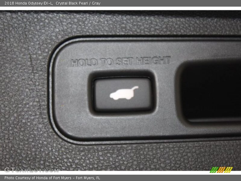 Crystal Black Pearl / Gray 2018 Honda Odyssey EX-L