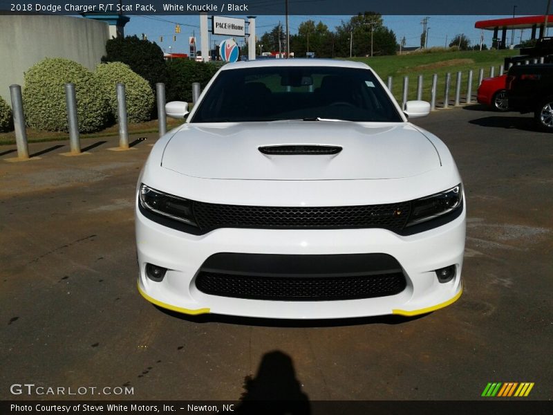 White Knuckle / Black 2018 Dodge Charger R/T Scat Pack