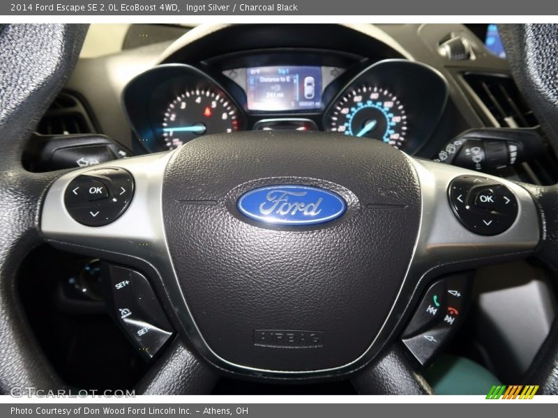 Ingot Silver / Charcoal Black 2014 Ford Escape SE 2.0L EcoBoost 4WD