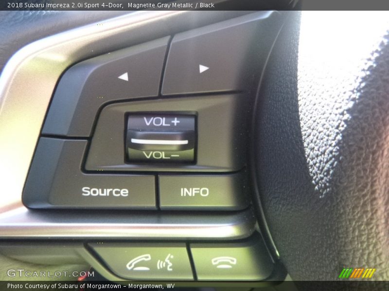 Magnetite Gray Metallic / Black 2018 Subaru Impreza 2.0i Sport 4-Door