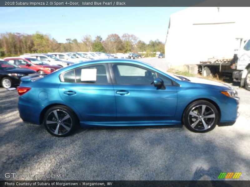 Island Blue Pearl / Black 2018 Subaru Impreza 2.0i Sport 4-Door