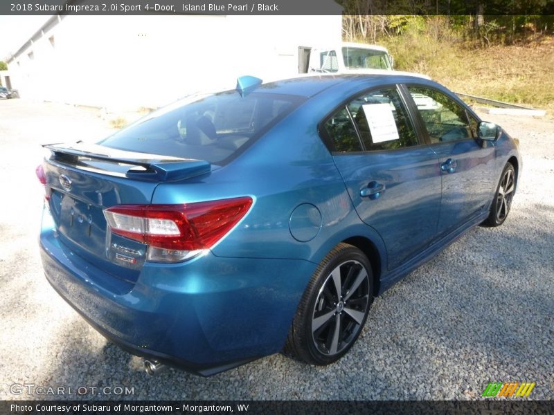 Island Blue Pearl / Black 2018 Subaru Impreza 2.0i Sport 4-Door