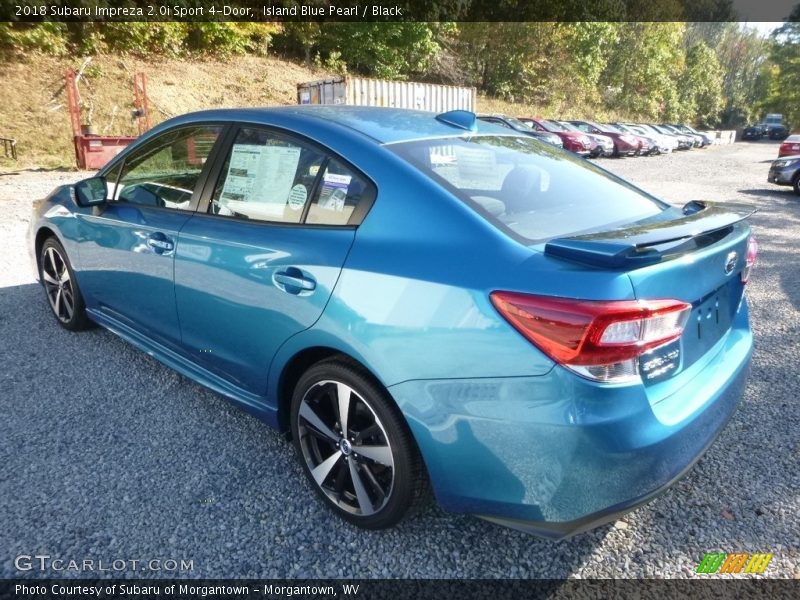 Island Blue Pearl / Black 2018 Subaru Impreza 2.0i Sport 4-Door