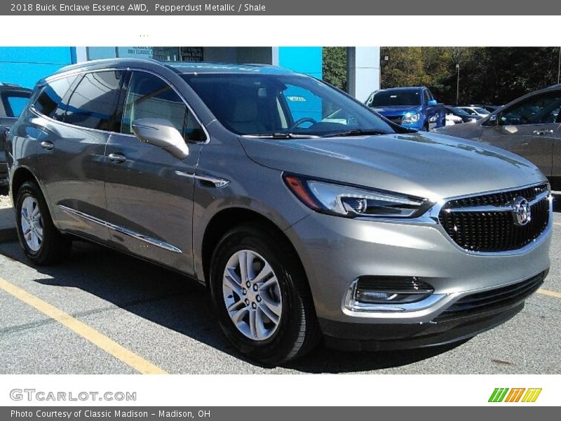 Pepperdust Metallic / Shale 2018 Buick Enclave Essence AWD