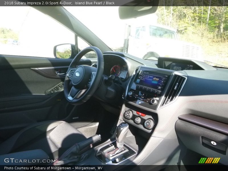 Island Blue Pearl / Black 2018 Subaru Impreza 2.0i Sport 4-Door