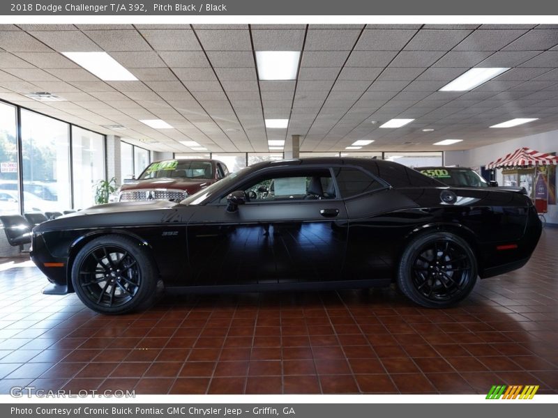 Pitch Black / Black 2018 Dodge Challenger T/A 392