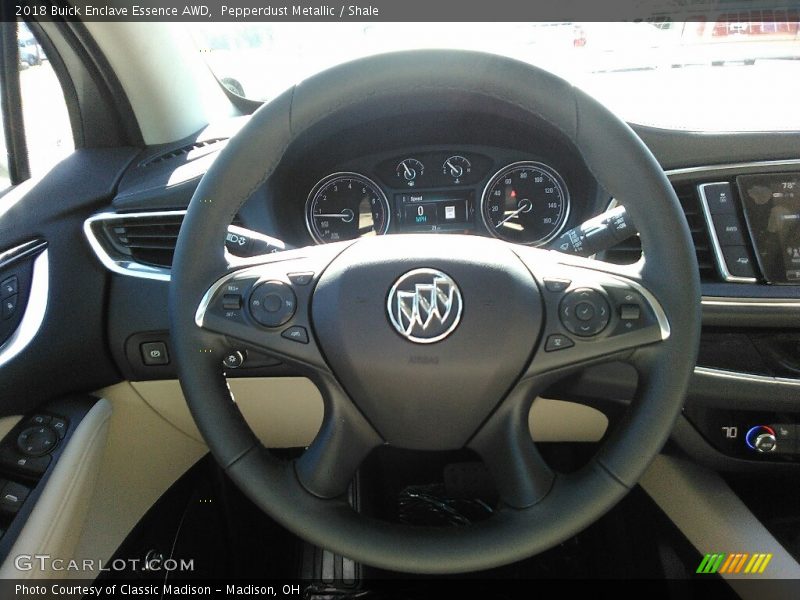 Pepperdust Metallic / Shale 2018 Buick Enclave Essence AWD