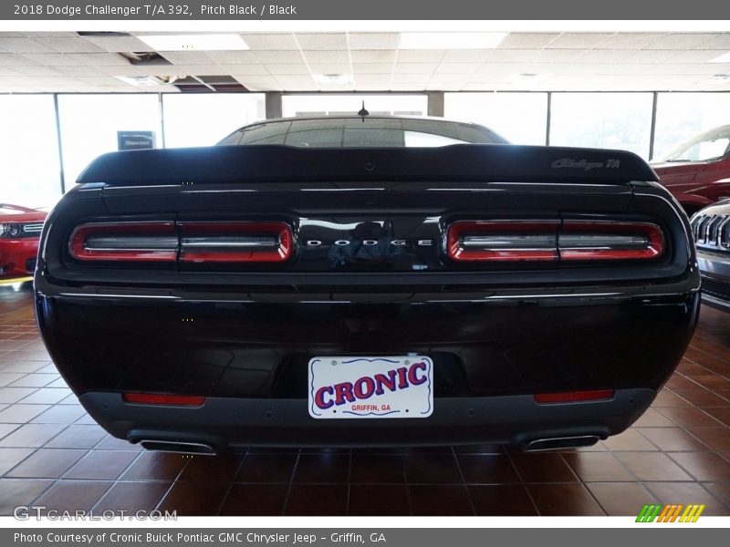 Pitch Black / Black 2018 Dodge Challenger T/A 392