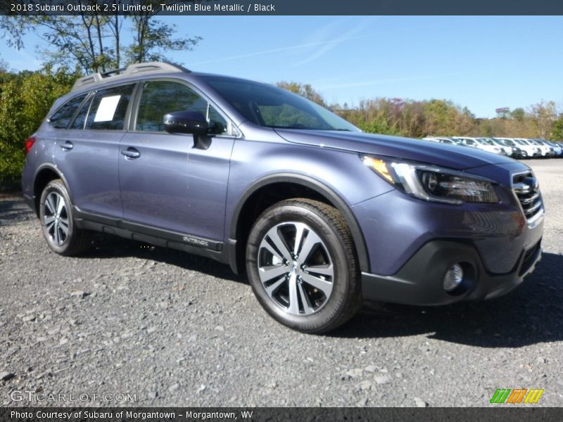 Twilight Blue Metallic / Black 2018 Subaru Outback 2.5i Limited