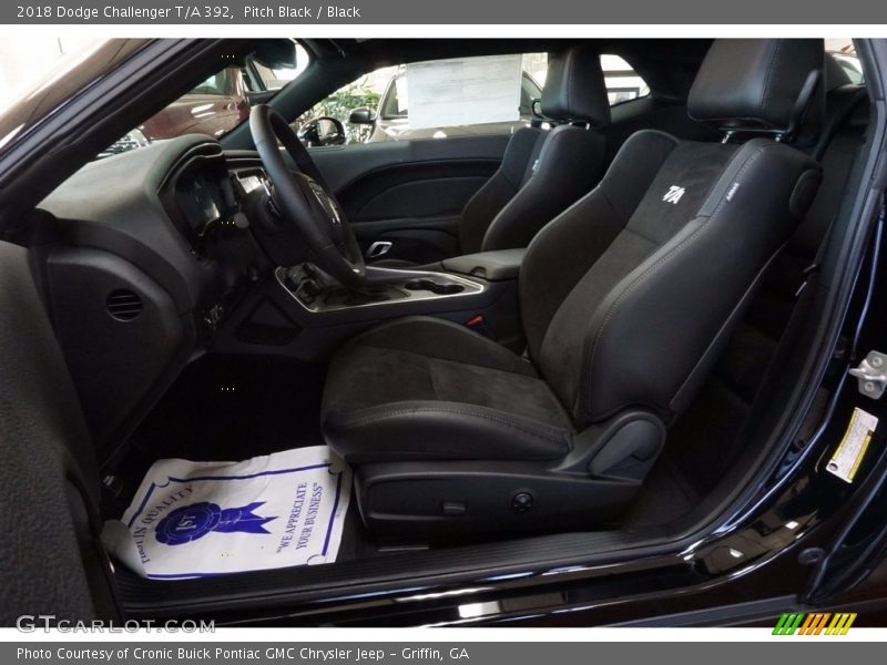Front Seat of 2018 Challenger T/A 392