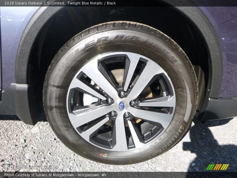 Twilight Blue Metallic / Black 2018 Subaru Outback 2.5i Limited