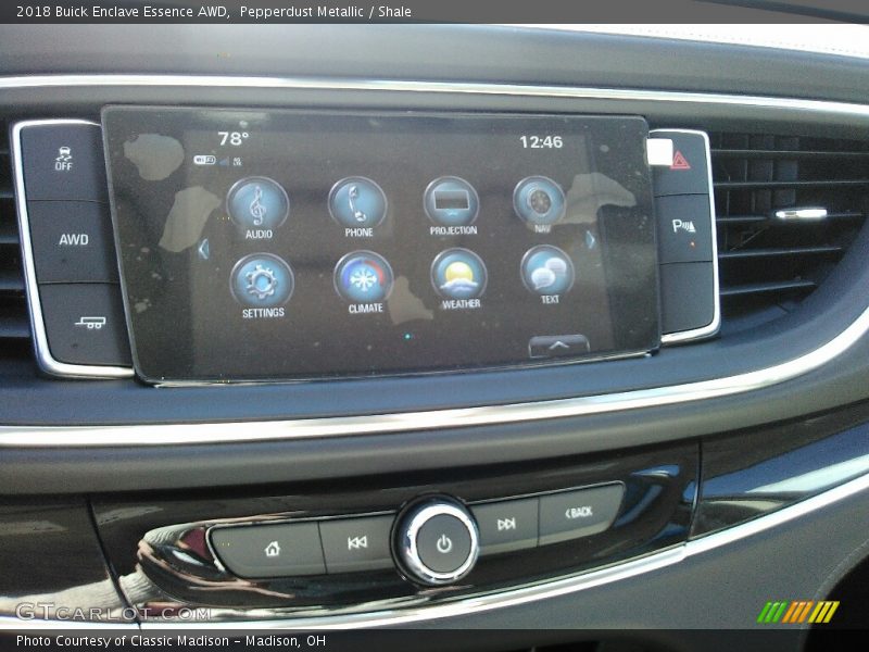 Pepperdust Metallic / Shale 2018 Buick Enclave Essence AWD