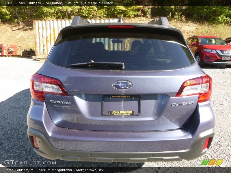 Twilight Blue Metallic / Black 2018 Subaru Outback 2.5i Limited
