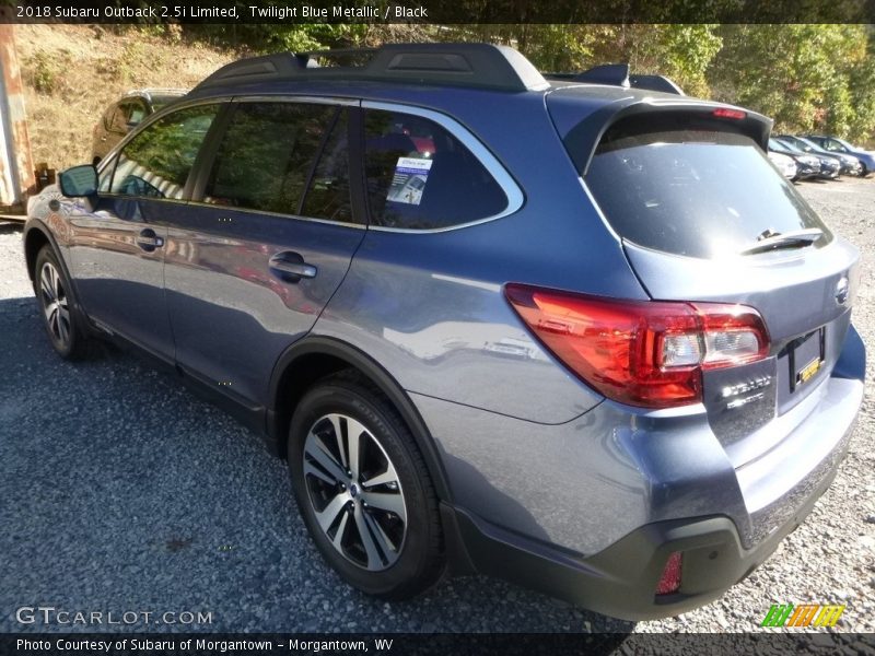 Twilight Blue Metallic / Black 2018 Subaru Outback 2.5i Limited