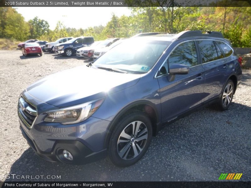 Twilight Blue Metallic / Black 2018 Subaru Outback 2.5i Limited
