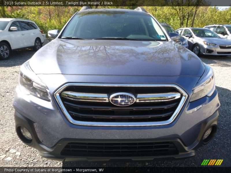 Twilight Blue Metallic / Black 2018 Subaru Outback 2.5i Limited