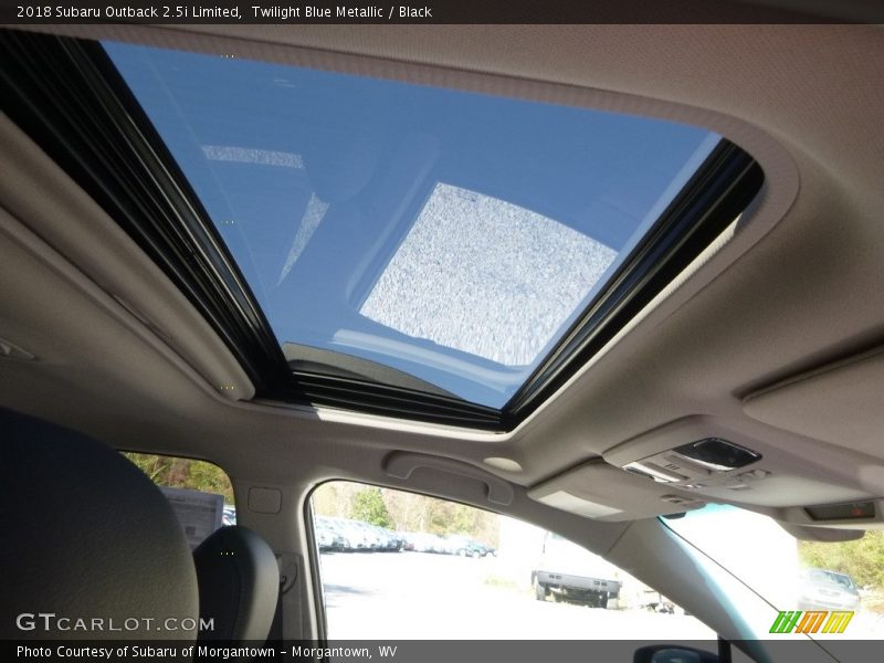 Twilight Blue Metallic / Black 2018 Subaru Outback 2.5i Limited
