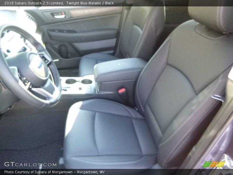 Twilight Blue Metallic / Black 2018 Subaru Outback 2.5i Limited