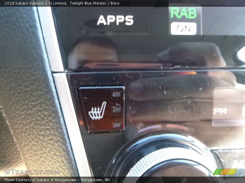 Twilight Blue Metallic / Black 2018 Subaru Outback 2.5i Limited