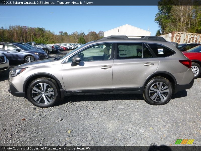 Tungsten Metallic / Ivory 2018 Subaru Outback 2.5i Limited