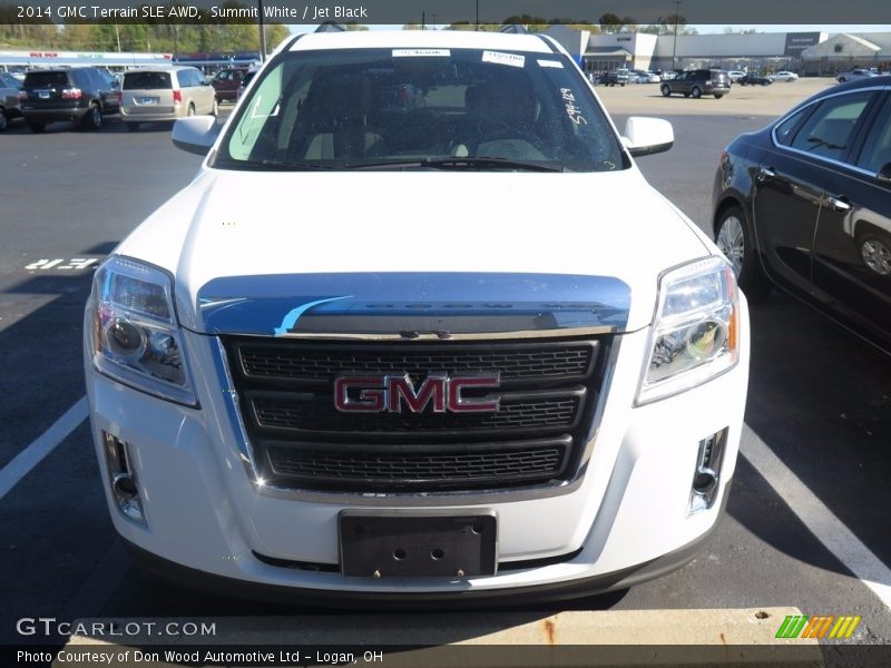Summit White / Jet Black 2014 GMC Terrain SLE AWD