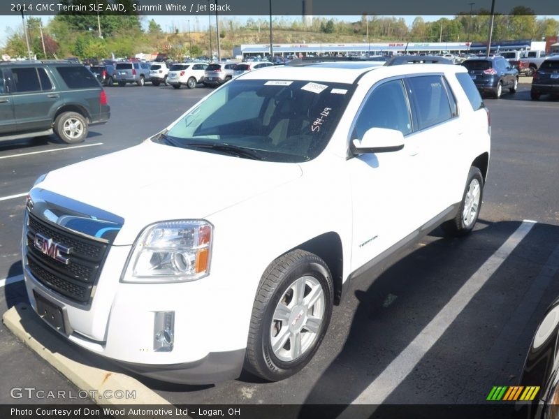 Summit White / Jet Black 2014 GMC Terrain SLE AWD