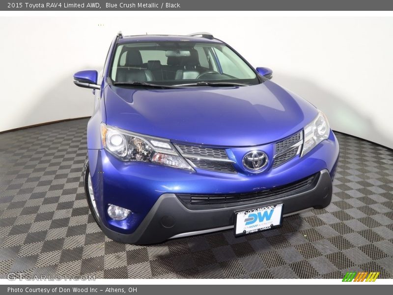 Blue Crush Metallic / Black 2015 Toyota RAV4 Limited AWD