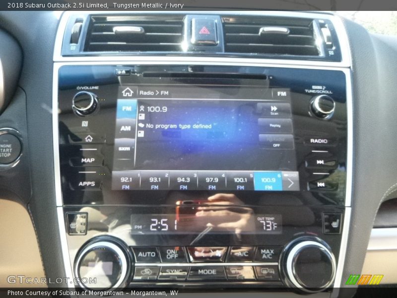 Tungsten Metallic / Ivory 2018 Subaru Outback 2.5i Limited