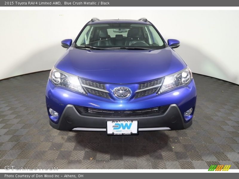 Blue Crush Metallic / Black 2015 Toyota RAV4 Limited AWD