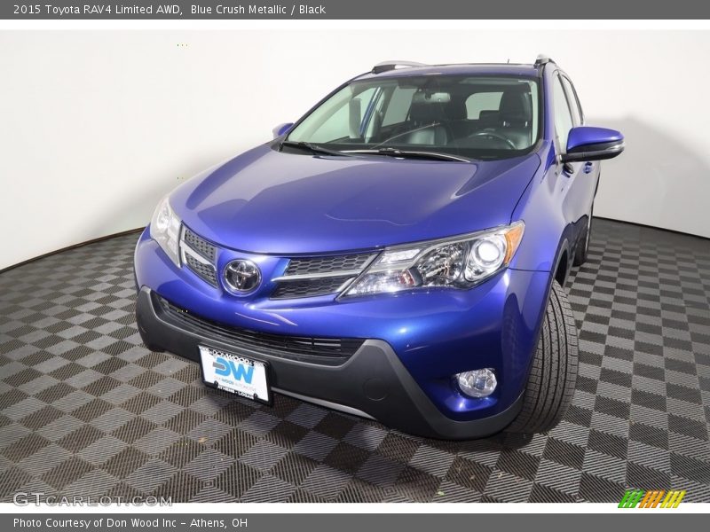 Blue Crush Metallic / Black 2015 Toyota RAV4 Limited AWD