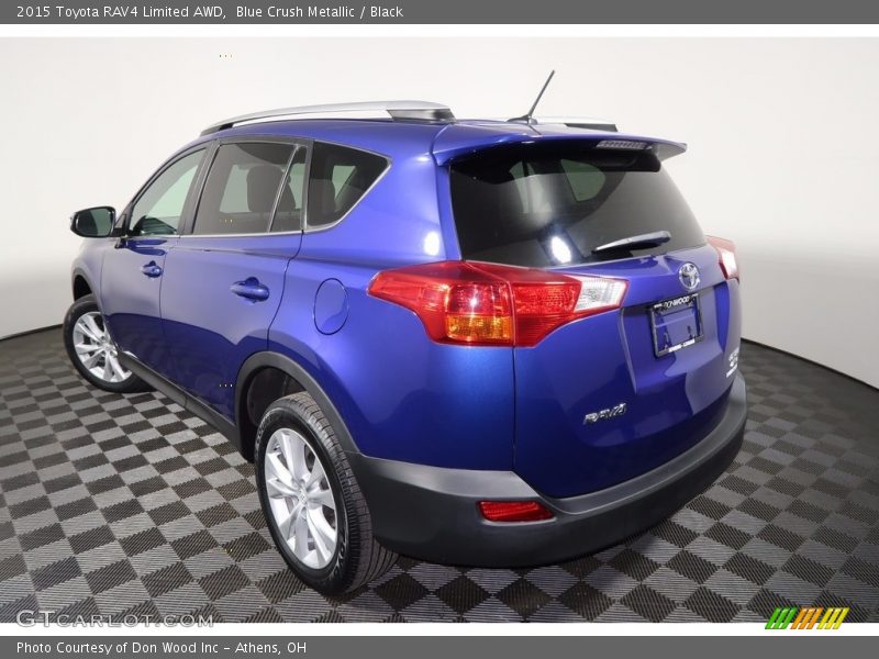 Blue Crush Metallic / Black 2015 Toyota RAV4 Limited AWD