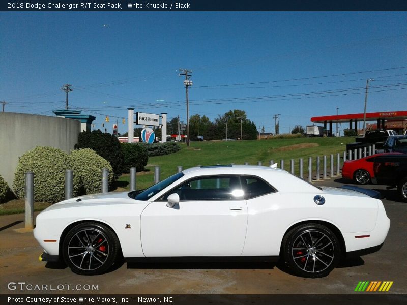 White Knuckle / Black 2018 Dodge Challenger R/T Scat Pack