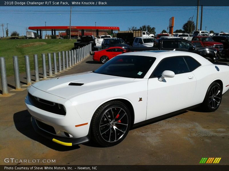 White Knuckle / Black 2018 Dodge Challenger R/T Scat Pack