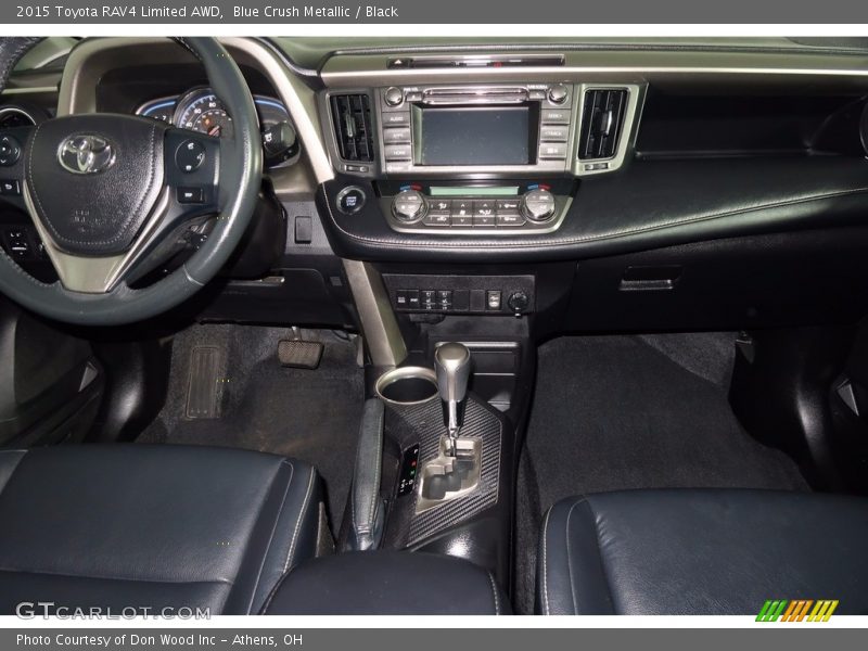 Blue Crush Metallic / Black 2015 Toyota RAV4 Limited AWD