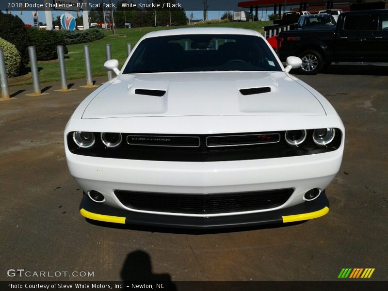 White Knuckle / Black 2018 Dodge Challenger R/T Scat Pack