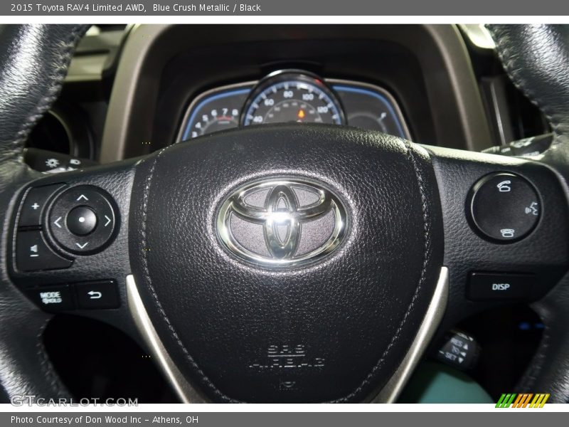 Blue Crush Metallic / Black 2015 Toyota RAV4 Limited AWD