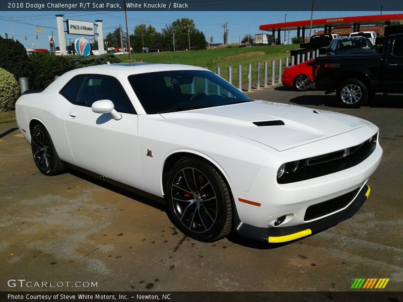 White Knuckle / Black 2018 Dodge Challenger R/T Scat Pack