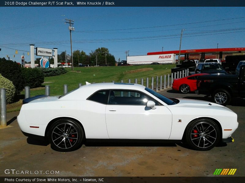 White Knuckle / Black 2018 Dodge Challenger R/T Scat Pack