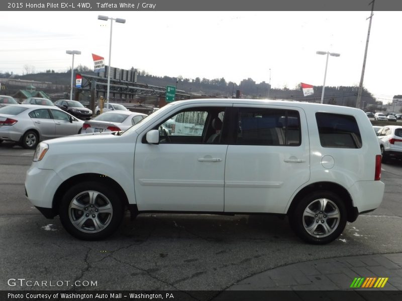 Taffeta White / Gray 2015 Honda Pilot EX-L 4WD