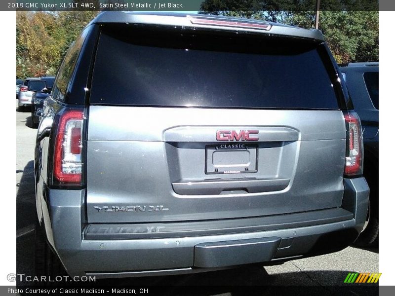 Satin Steel Metallic / Jet Black 2018 GMC Yukon XL SLT 4WD