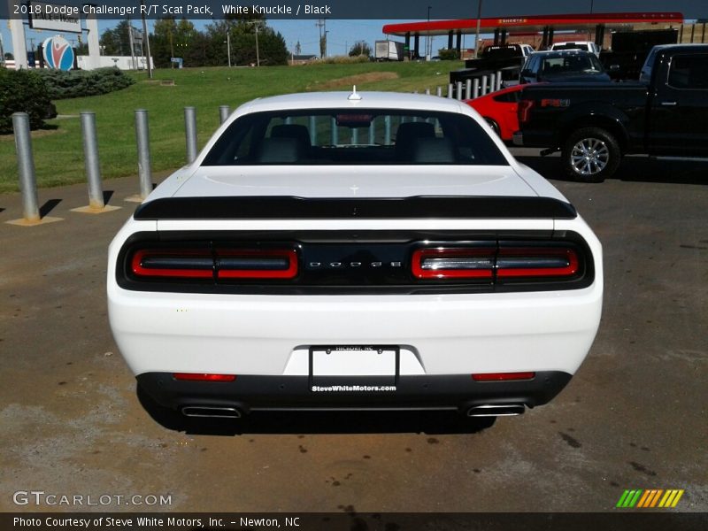 White Knuckle / Black 2018 Dodge Challenger R/T Scat Pack