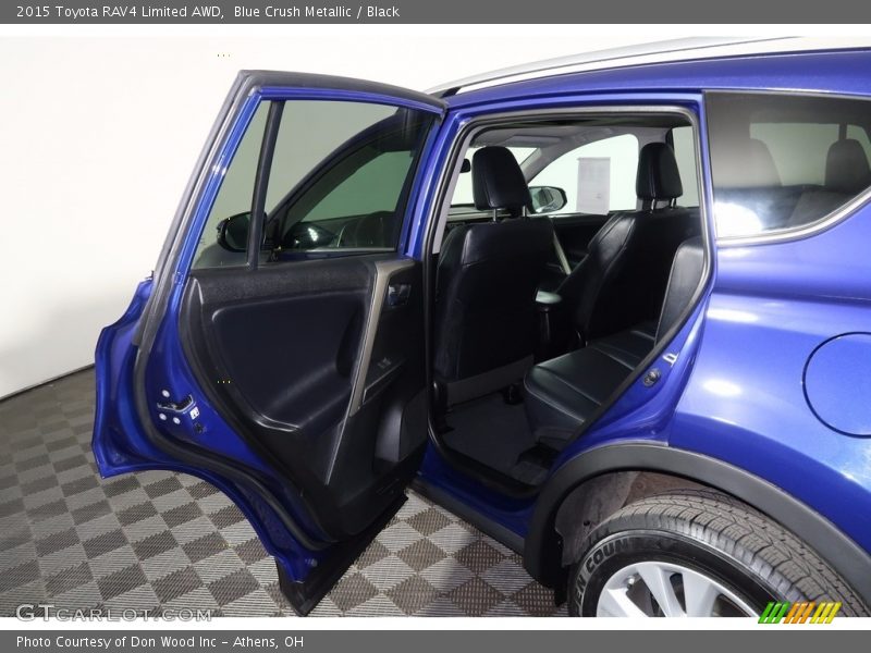 Blue Crush Metallic / Black 2015 Toyota RAV4 Limited AWD
