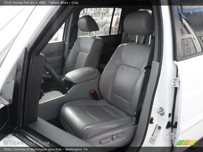 Taffeta White / Gray 2015 Honda Pilot EX-L 4WD