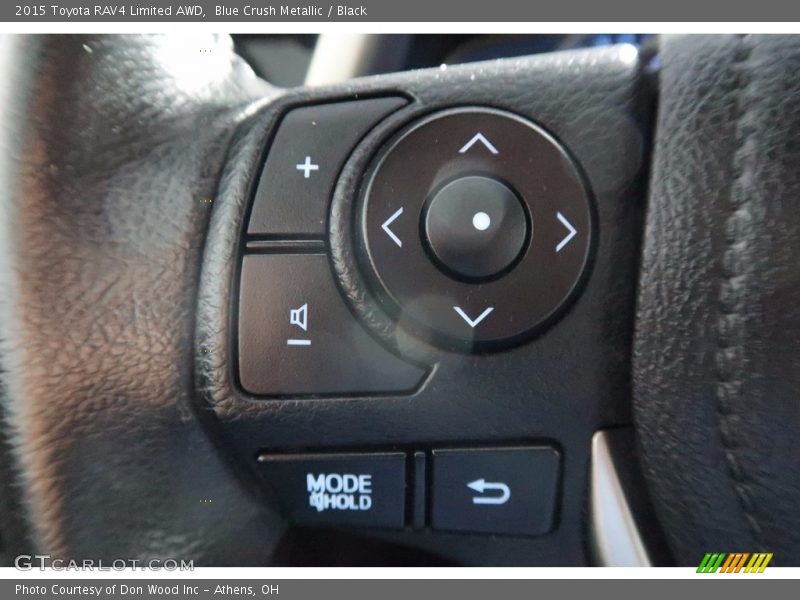 Blue Crush Metallic / Black 2015 Toyota RAV4 Limited AWD