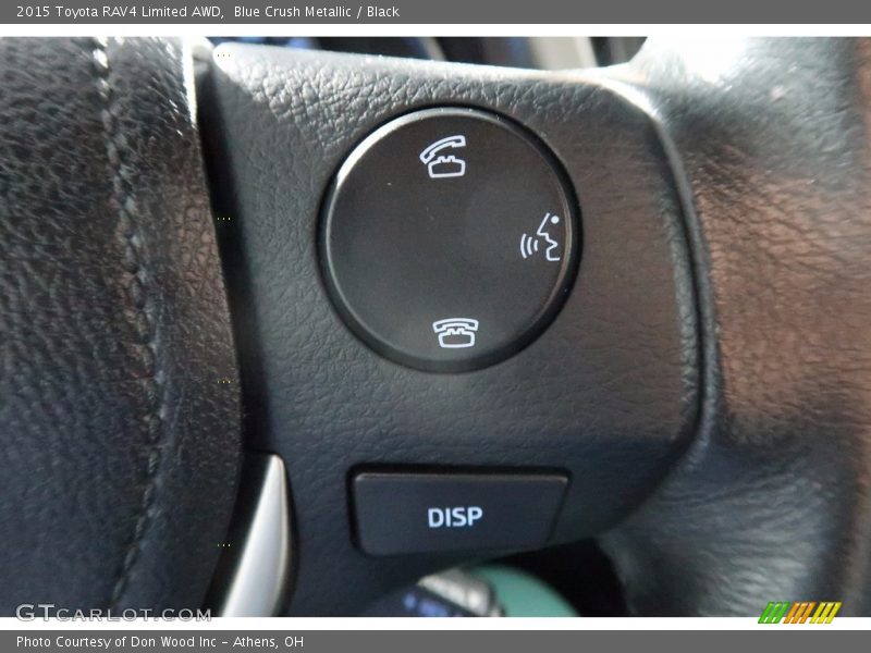 Blue Crush Metallic / Black 2015 Toyota RAV4 Limited AWD