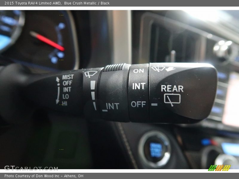 Blue Crush Metallic / Black 2015 Toyota RAV4 Limited AWD