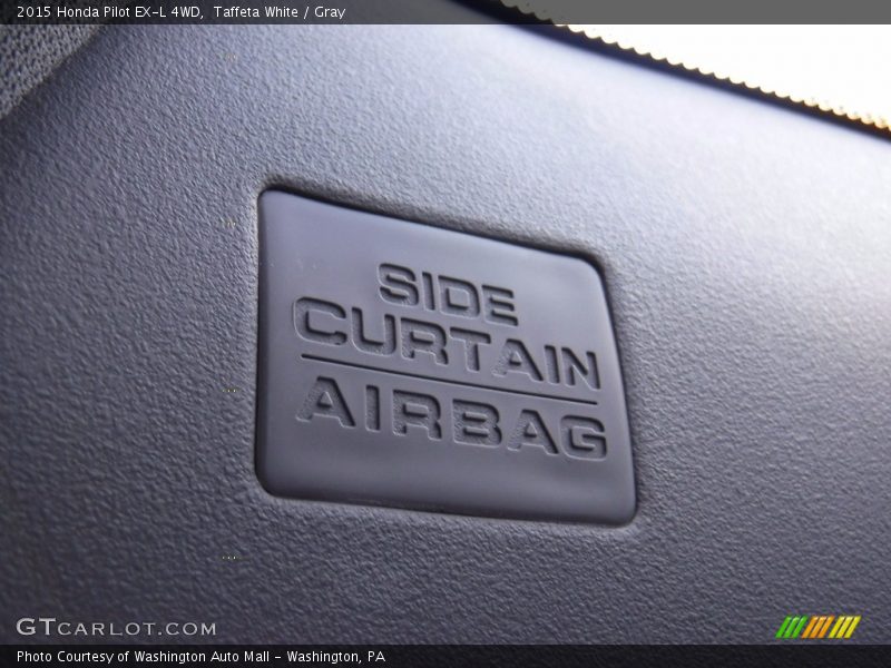 Taffeta White / Gray 2015 Honda Pilot EX-L 4WD
